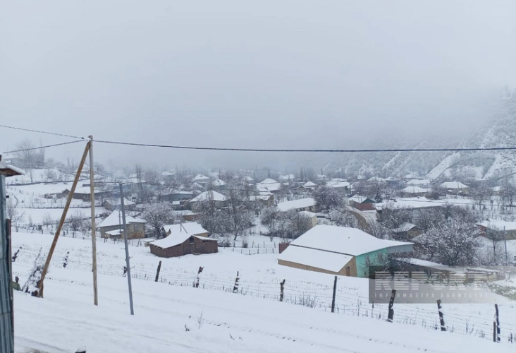 Cəlilabadın dağlıq kəndlərinə qar yağıb