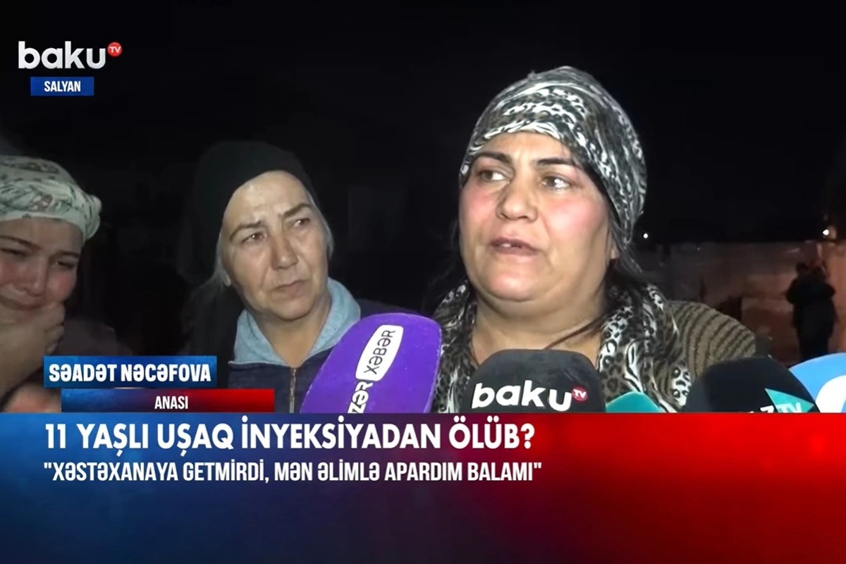 Salyanda ölən 11 yaşlı uşağın anası: "Xəstəxanaya getmirdi, əlimlə apardım balamı"