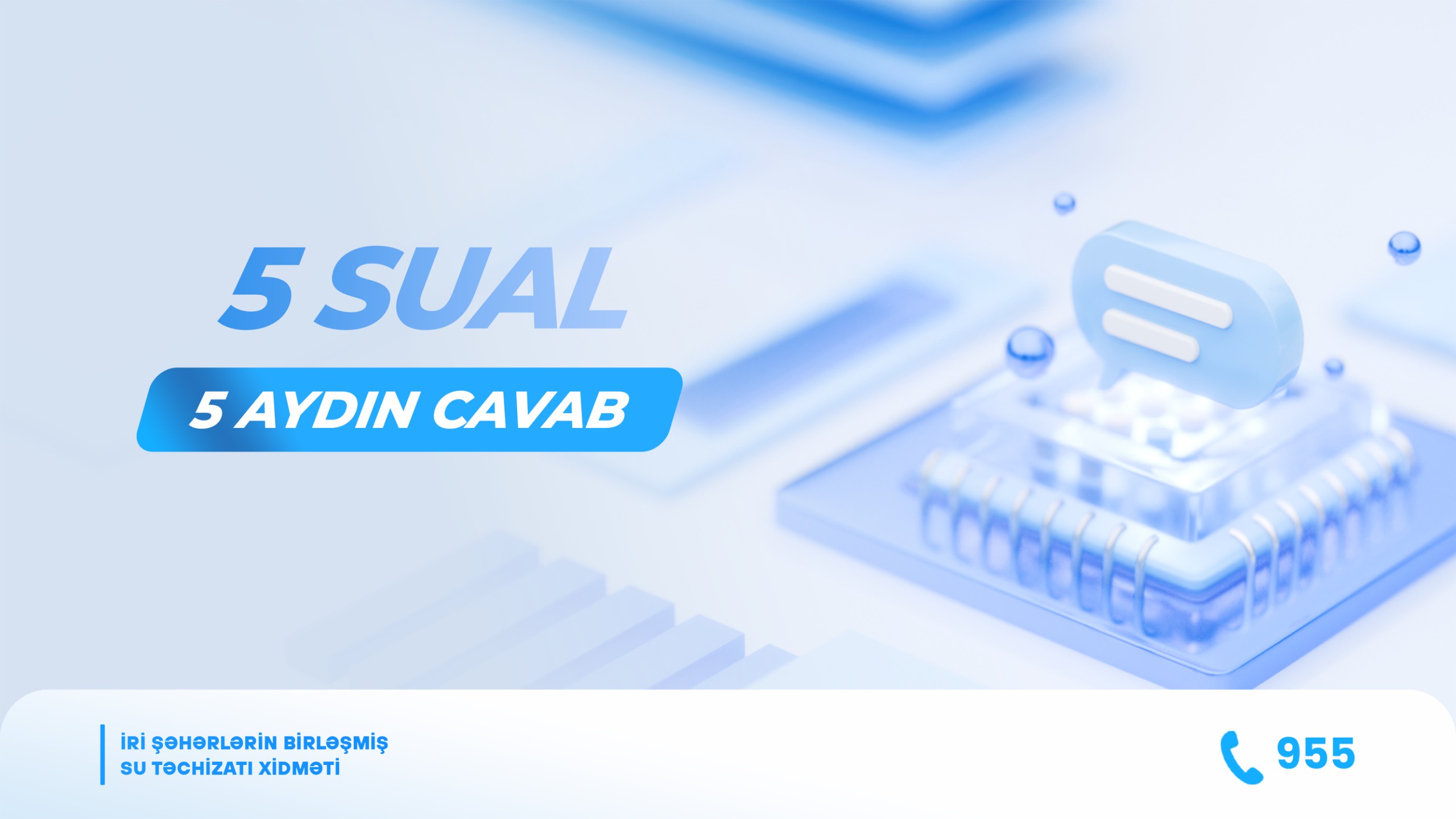 Su təchizatına dair mütəmadi verilən suallar və onların CAVABLARI