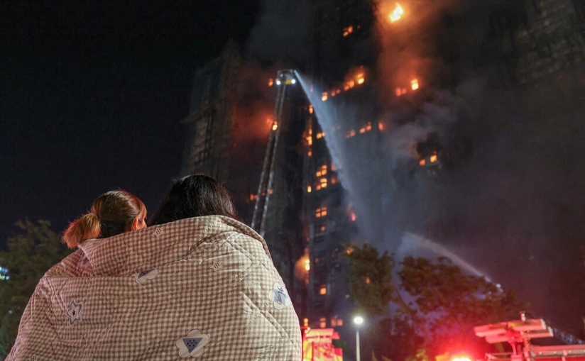 Honkonqda çoxmərtəbəli binada yanğın olub, ölən var