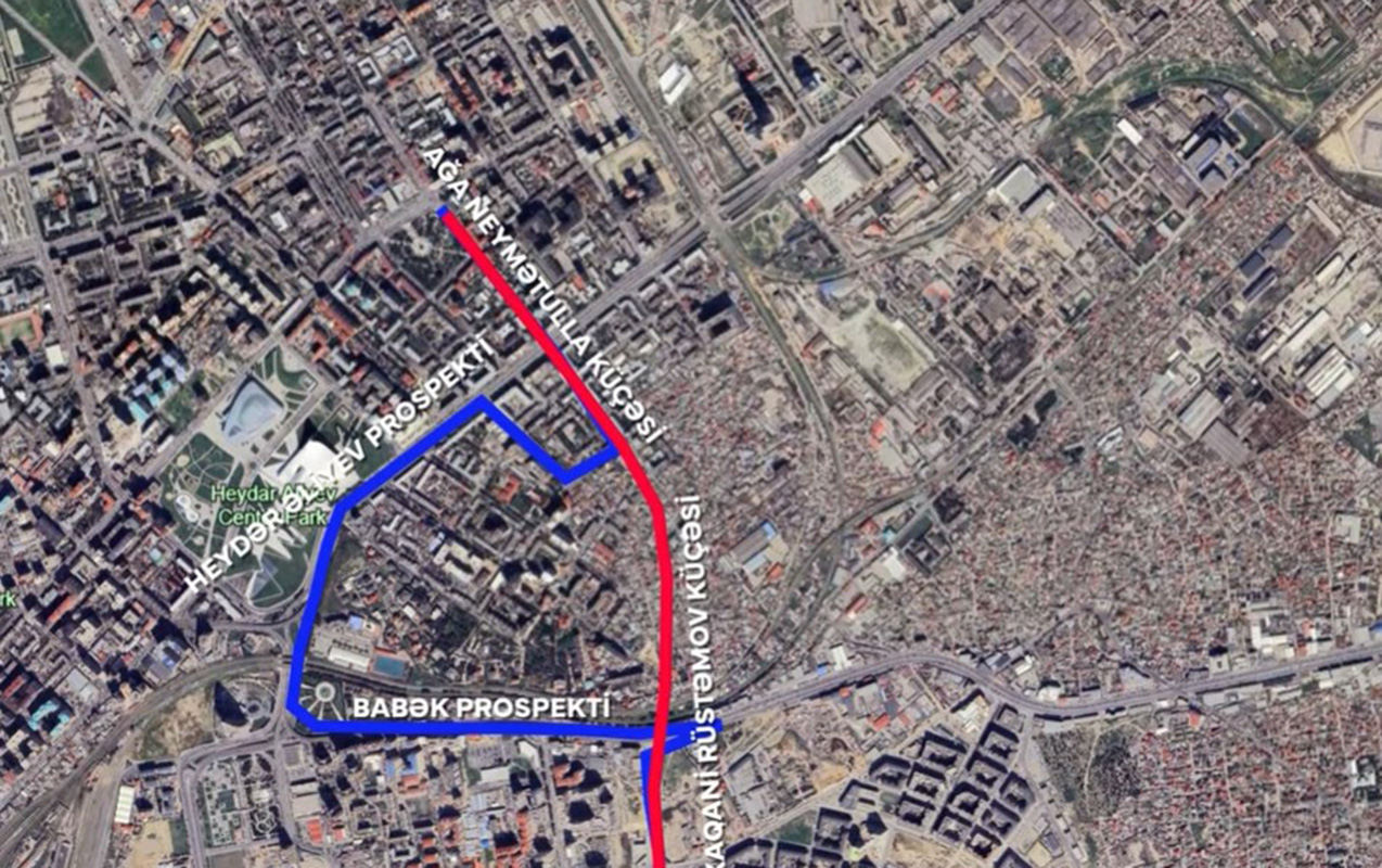 “Ağ Şəhər”dən Ağa Nemətulla küçəsinə birbaşa yeni yol çəkilir - Video