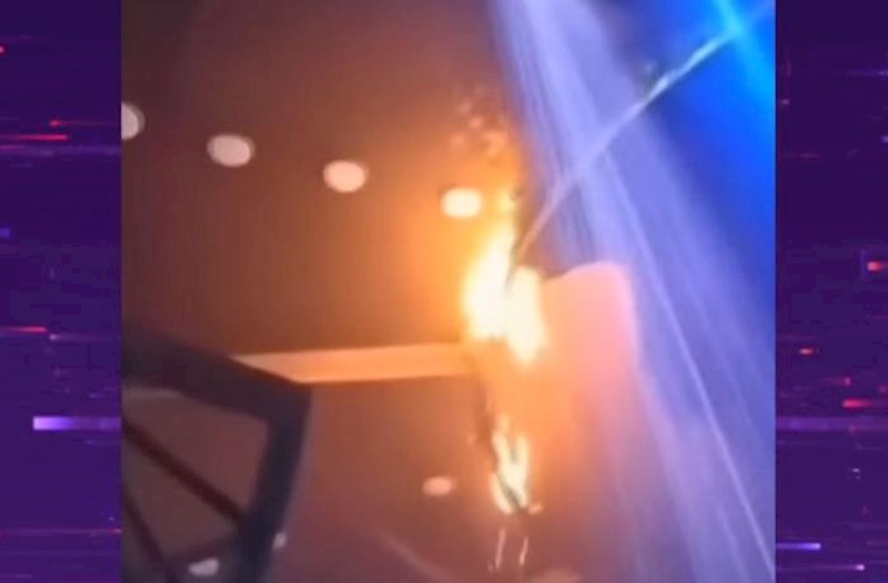 Toy zamanı daha bir şadlıq sarayında yanğın oldu - VİDEO