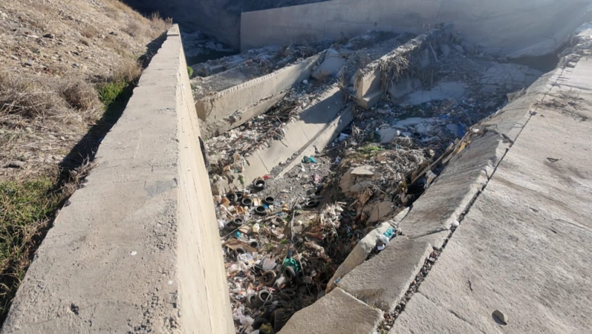 Gəncəçay məişət tullantıları ilə çirkləndirilir - VİDEO