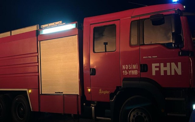 Yasamalda binadakı yanğın məhdudlaşdırılıb