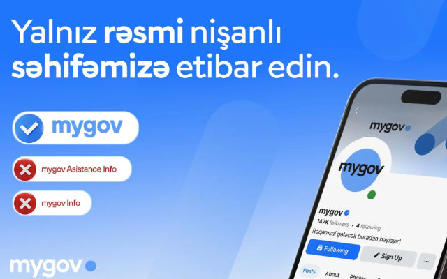 “mygov” platforması adından yayılan bu elanlar saxtadır - XƏBƏRDARLIQ