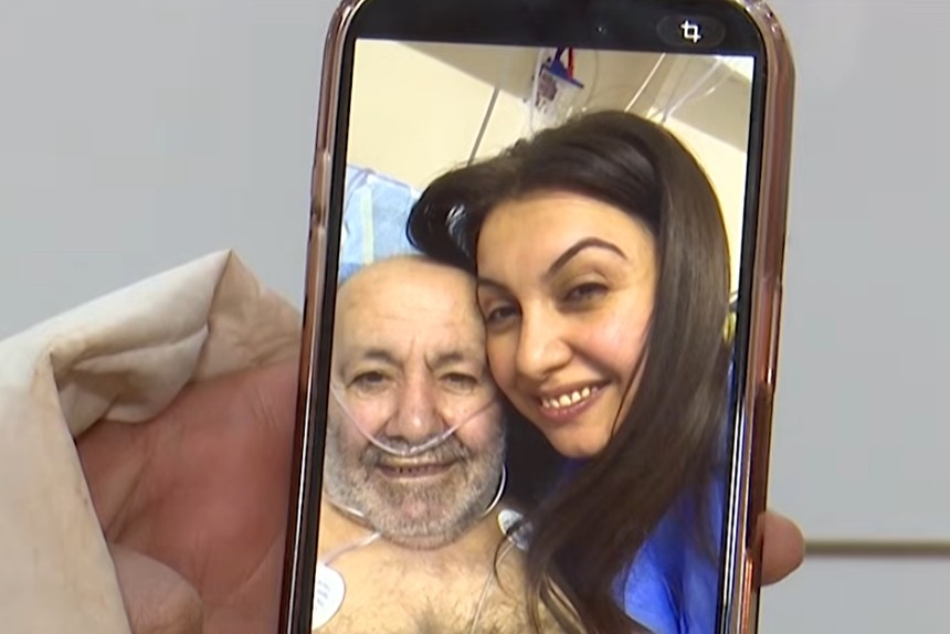 Xaçatryanın xəstəxanadan - Fotosu