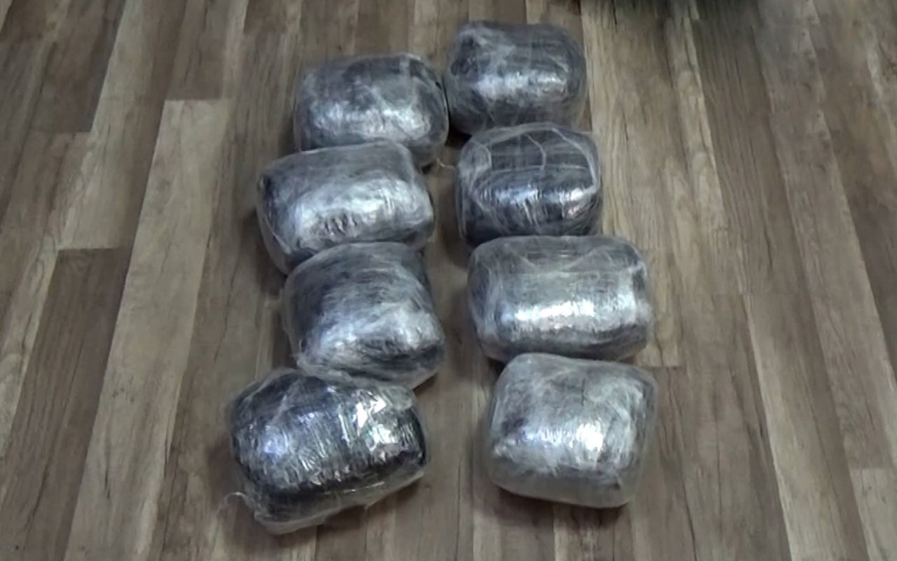 9 kq narkotiklə tutuldu - Video