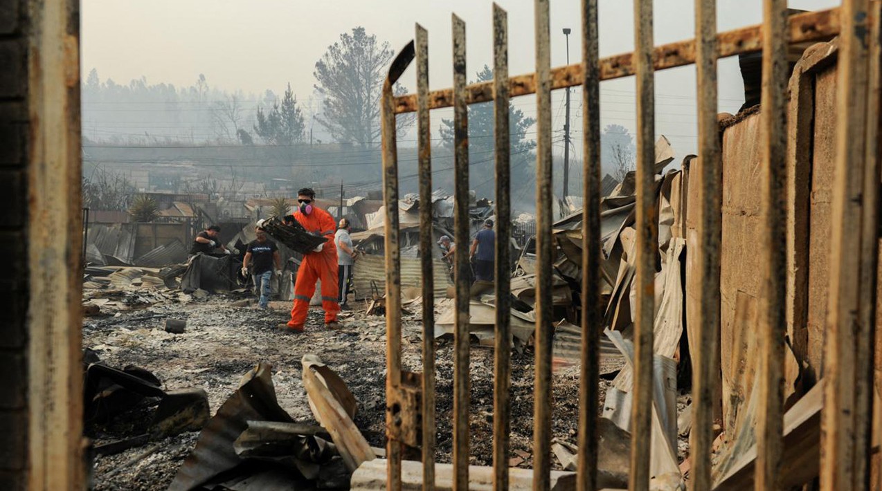 Çilidə meşə yanğını - 19 nəfər öldü - VİDEO