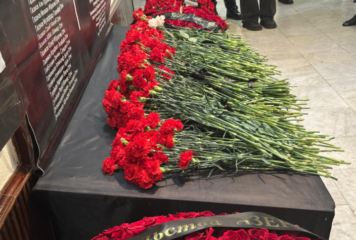 Moskvada 20 yanvar şəhidlərinin xatirəsi anılıb - FOTO