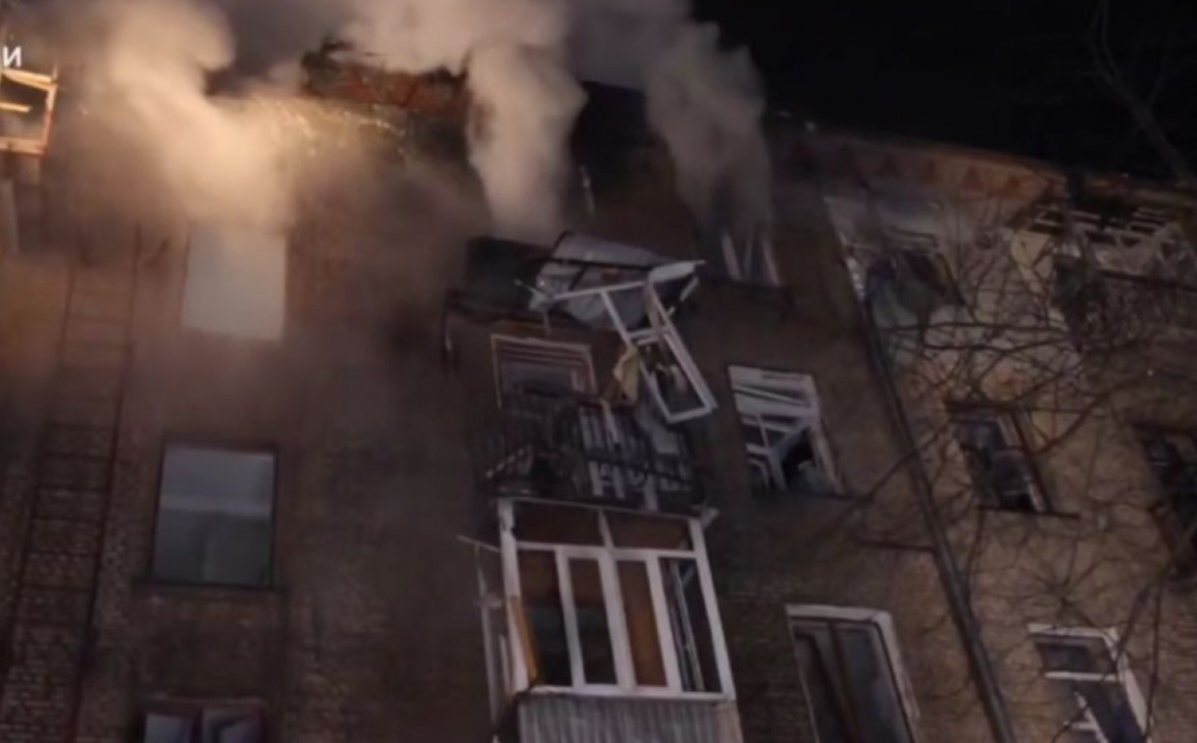 Rusiya Xarkova "Şahed"lərlə hücum edib, 19 nəfər yaralanıb