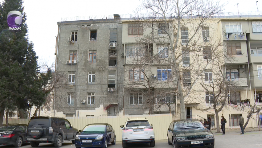 Bakıda ötən il partlayış baş vermiş bina hələ də təmir olunmayıb - Sakinlərdən ŞİKAYƏT - VİDEO