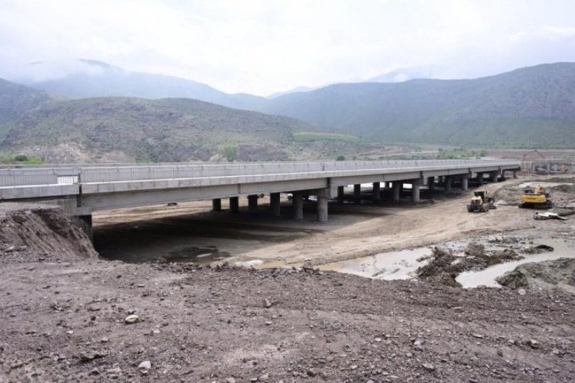 Araz çayı üzərində Ağbənd-Kəlalə avtomobil körpüsünün tikintisi qrafikə uyğun aparılır