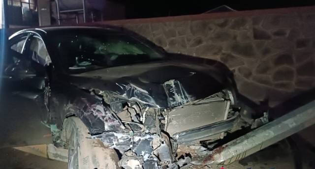 Tovuzda avtomobillər toqquşdu - Xəsarət alan var 