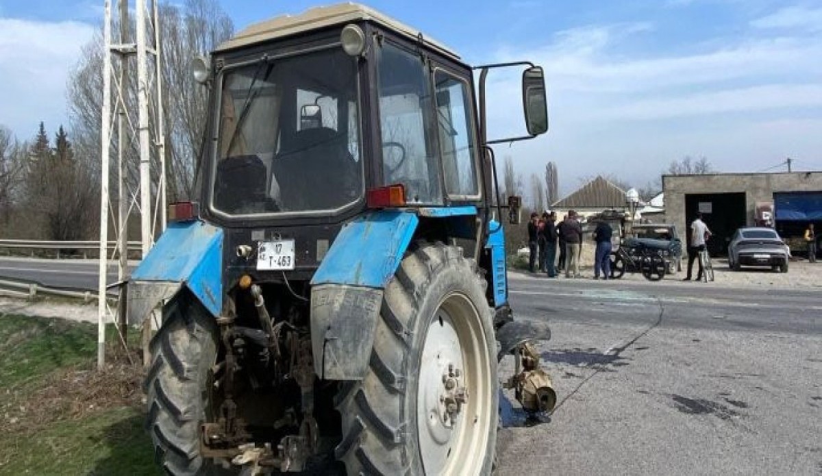 Sabirabadda ağır qəza: Sürücü yaralandı