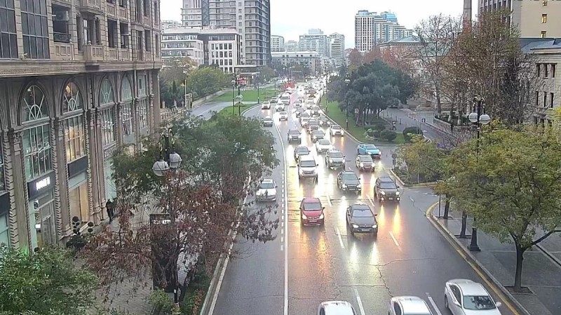 Bakıda bu yollarda sıxlıq var - SİYAHI