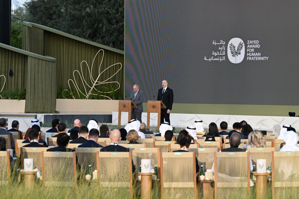 Azərbaycan Prezidenti: Biz sülh şəraitində yaşamağı öyrənirik