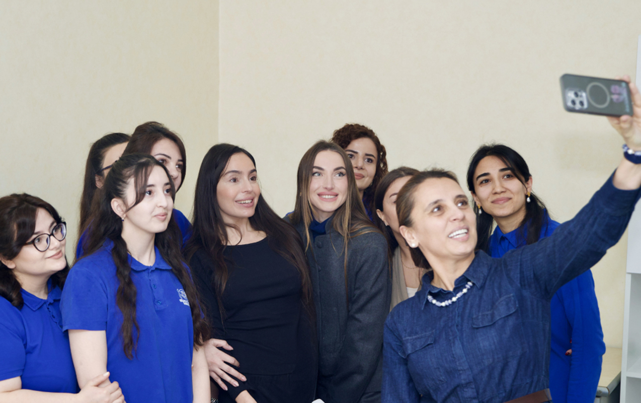 Leyla Əliyeva və Alena Əliyeva Gəncə Autizm Mərkəzi ilə tanış olublar - FOTOLAR