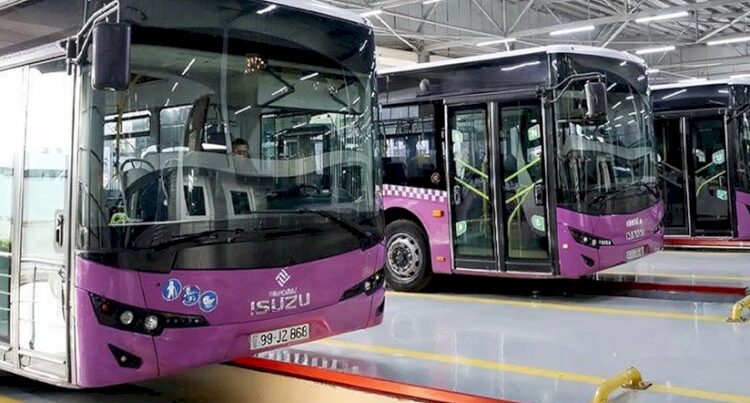 Bakıda daha bir marşrut üzrə avtobuslar yenilənib