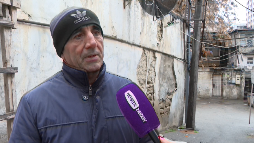 Nəsimi rayonundakı qəzalı evlər söküləcək - VİDEO