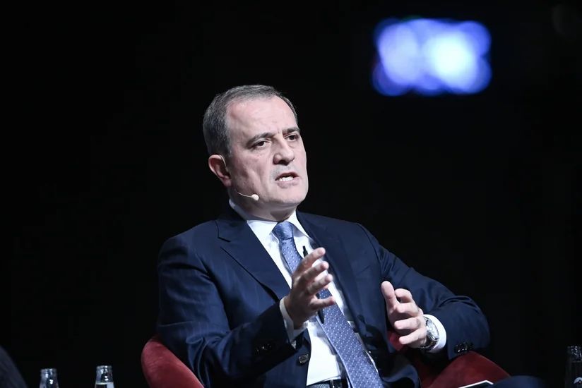 Ceyhun Bayramov Münhen Təhlükəsizlik Konfransında Orta Dəhliz və digər mövzularda çıxış edib