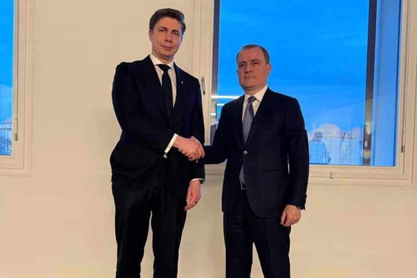 Ceyhun Bayramov Litva Sosial Demokrat Partiyasının sədri ilə görüşüb