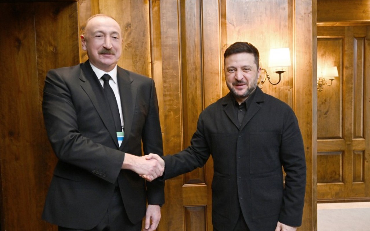 Zelenski İlham Əliyevlə görüşdən paylaşım etdi