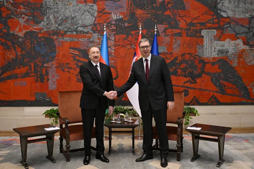 İlham Əliyev Aleksandar Vuçiçlə görüşü ilə bağlı paylaşım edib