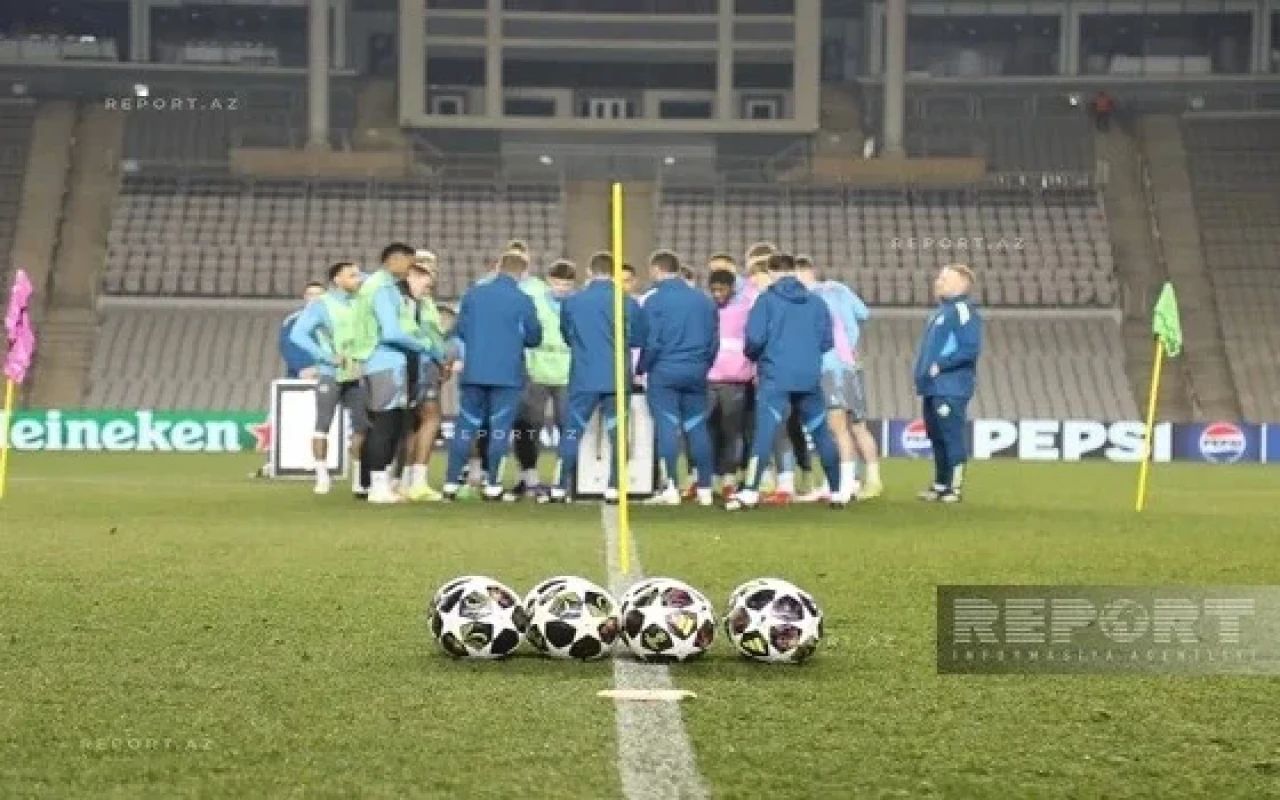 "Nyukasl" Bakıda son məşqinə çıxdı