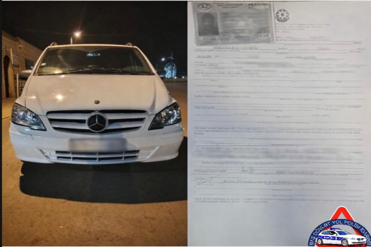 Narkotikin təsiri altında avtomobil idarə edən sürücü saxlanılıb