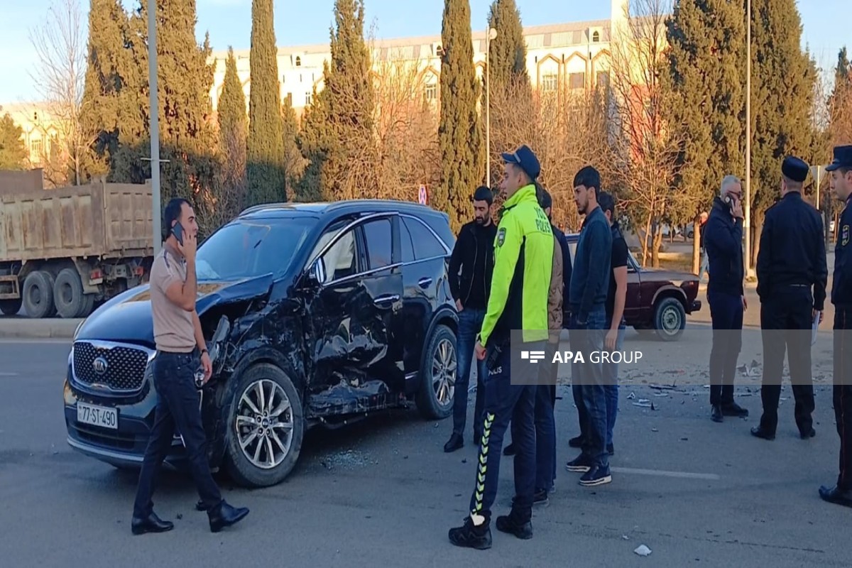 Gəncədə ağır qəza - xəsarət alanlar var