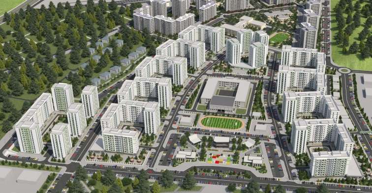 Azərbaycanın daha bir şəhərində güzəştli mənzillərin inşasına başlanılır