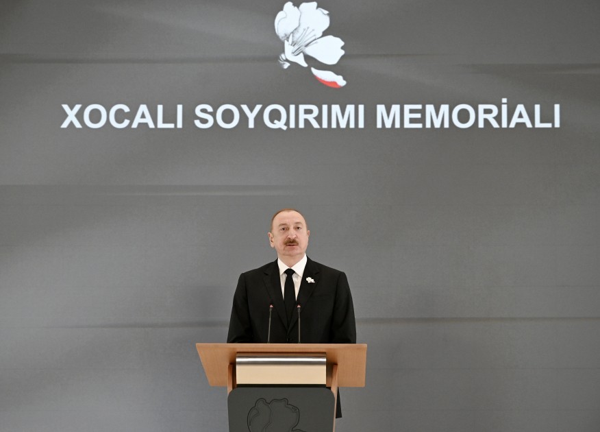 Prezident: Xocalı soyqırımının məsuliyyətini Ermənistan dövləti daşıyır