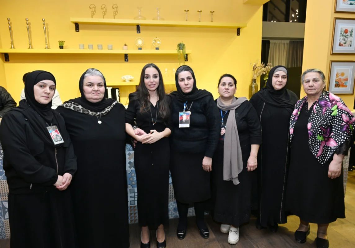 Leyla Əliyeva Qubada iftar məclisindən görüntülər paylaşıb - VİDEO