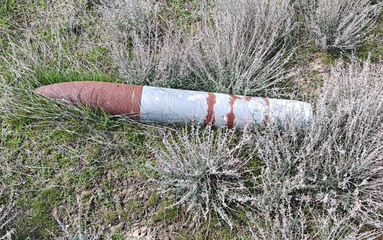 Salyanda partlamamış mərmi aşkarlandı