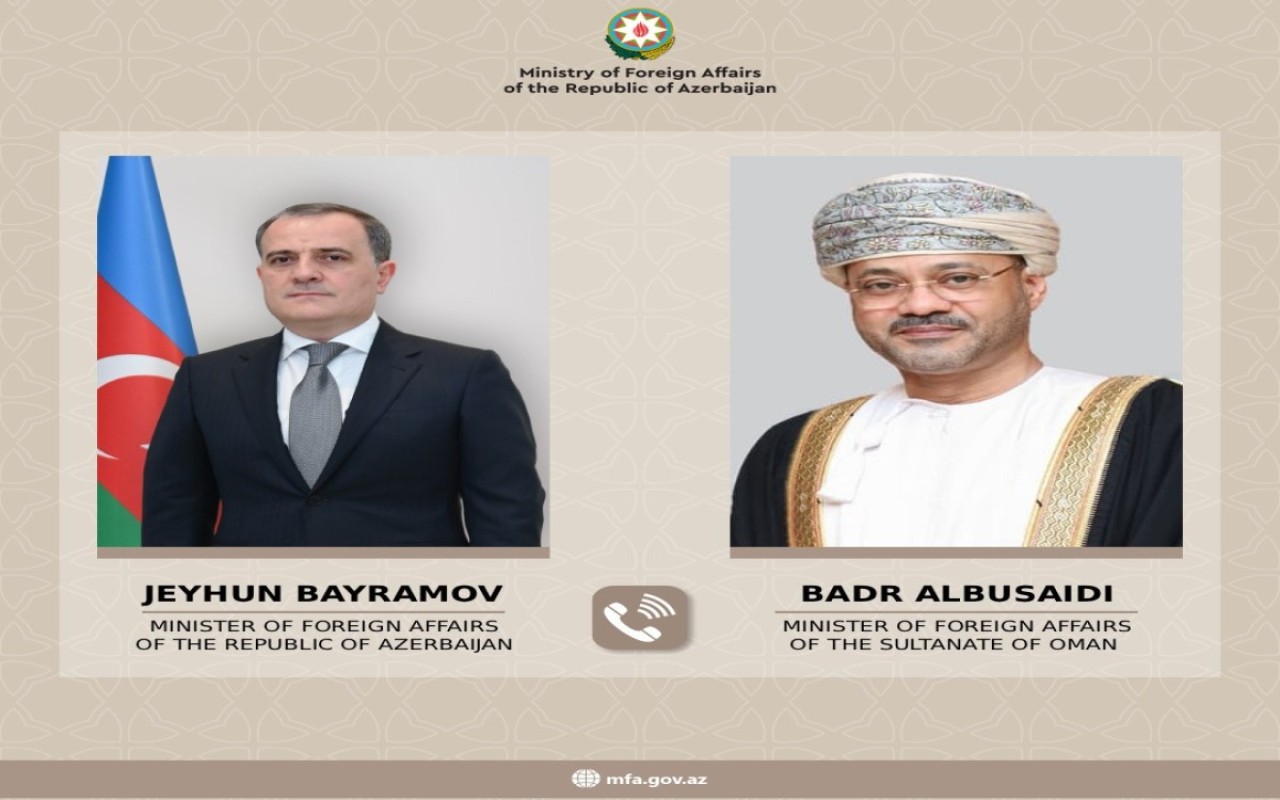 Ceyhun Bayramov omanlı həmkarı ilə müzakirə apardı