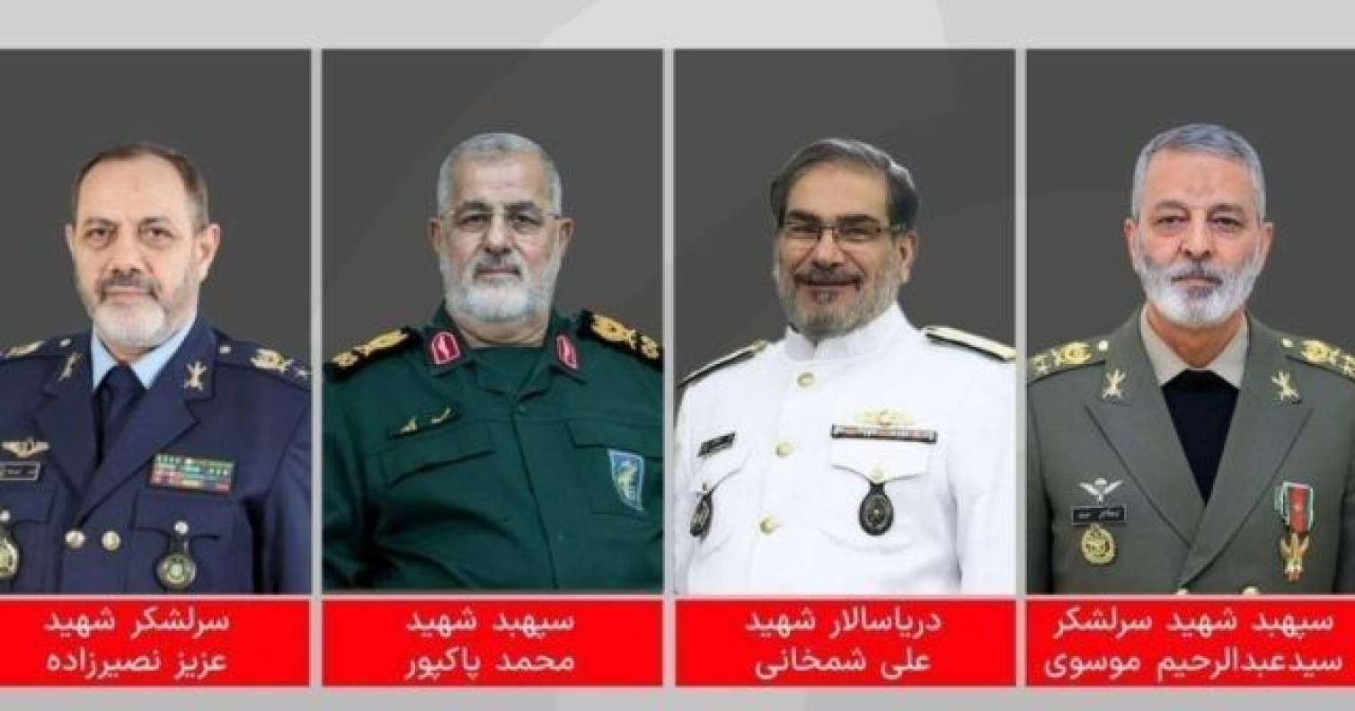 İranda hərbi rəhbərlərin ölümü təsdiqləndi