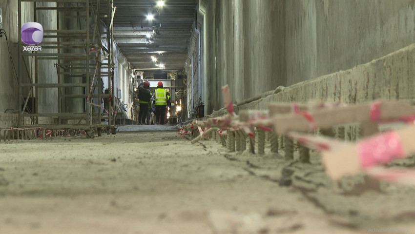 Həzi Aslanov stansiyasında işlər nə vaxt yekunlaşacaq? - VİDEO