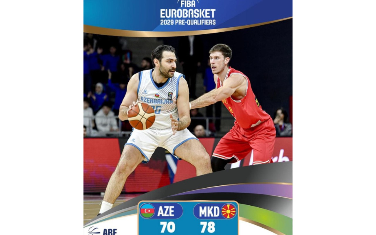 Azərbaycan seçmə mərhələdə Şimali Makedoniyaya uduzdu