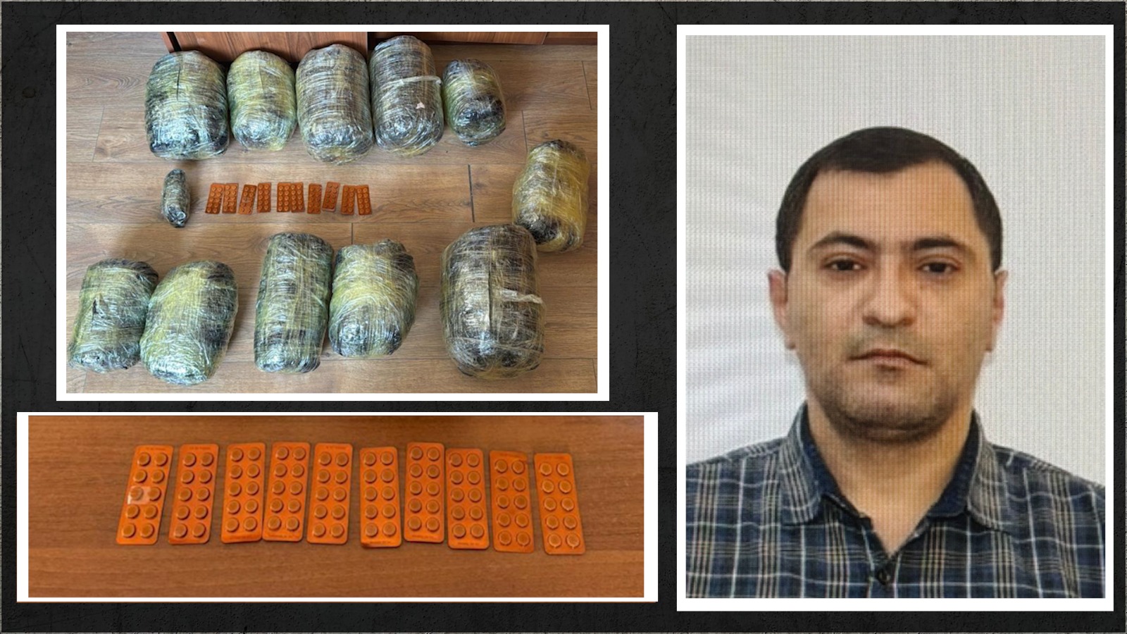 Saray qəsəbəsində 15 kiloqram narkotik vasitə aşkarlandı