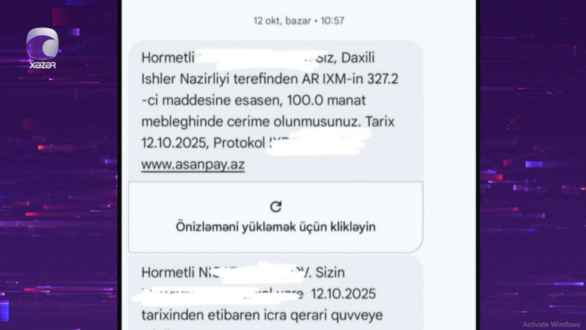 Nəqliyyat vasitələrinə inzibati cərimə borcu alan şəxslərə XƏBƏRDARLIQ - VİDEO