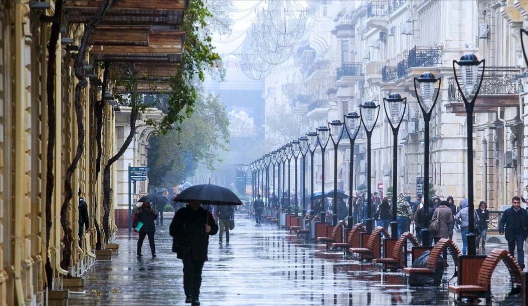 Bakı və Abşeron yarımadasına yağış, bəzi rayonlara qar yağacaq - PROQNOZ