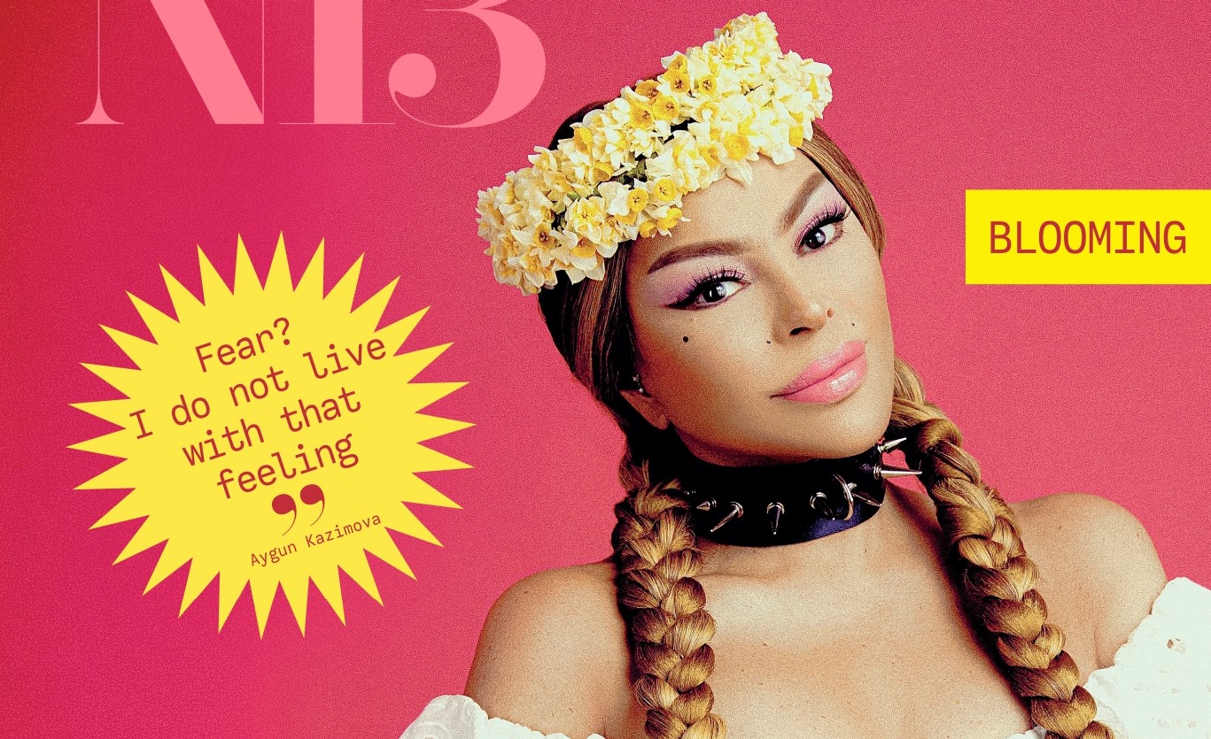 Aygün Kazımova "Nərgiz" jurnalının üz qabığında - Fotolar