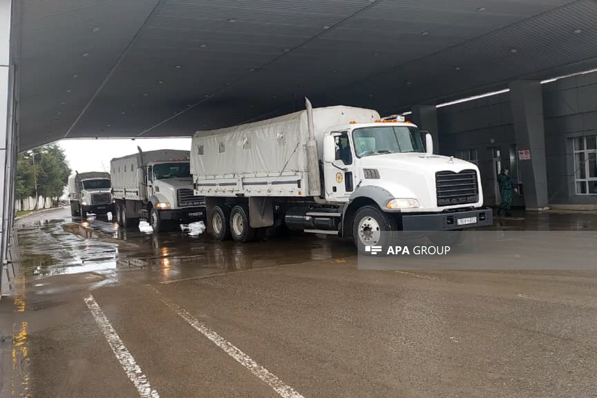 Azərbaycanın İrana göndərdiyi humanitar yardım Astara sərhədindən yola salındı - VİDEO