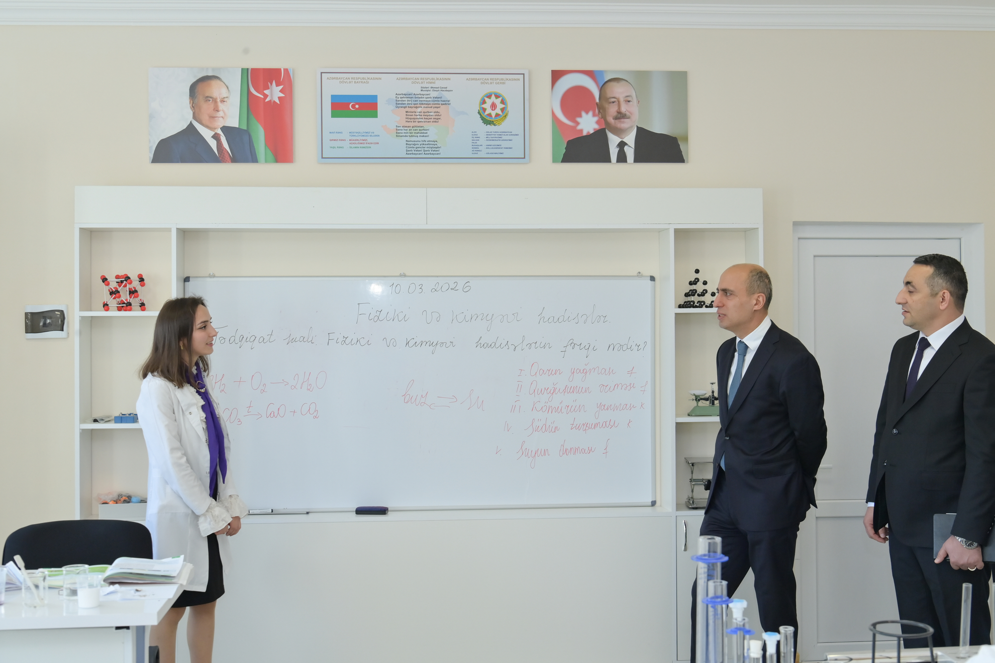 Nazir Xankəndi və Xocalıda təhsil müəssisələrində olub