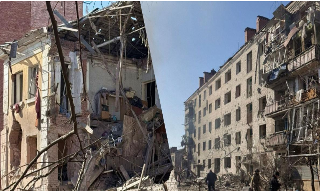 Rusiya ordusu Ukraynanı bombaladı