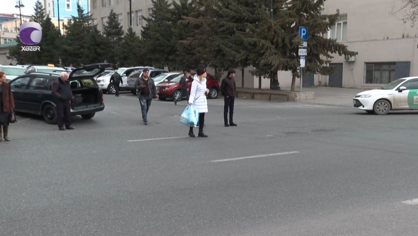 Bakının bu ərazisində piyadaların yolu rahat keçməsi üçün zolaq niyə çəkilmir? - VİDEO