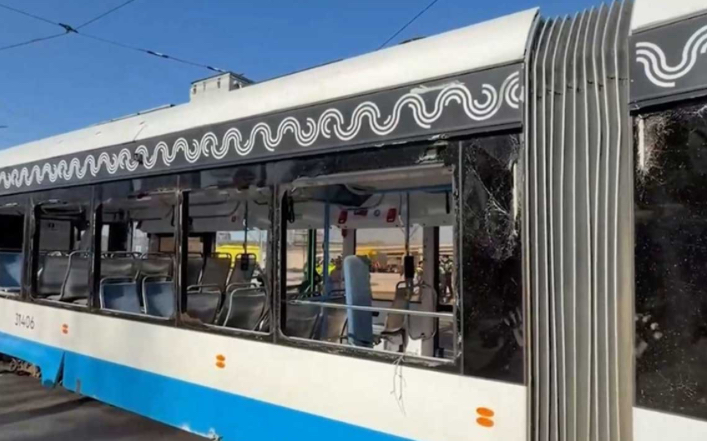 Moskvada iki tramvay toqquşub, 25 nəfər xəsarət alıb