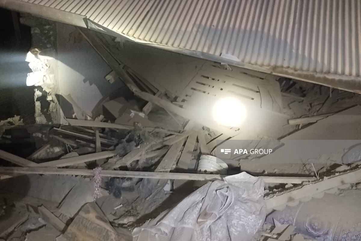 Tovuzda evdə qaz partlayıb, 3 nəfər ağır xəsarət alıb