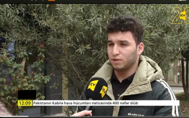 Şagird imtahandan haqsız çıxarıldığını iddia edir - VİDEO