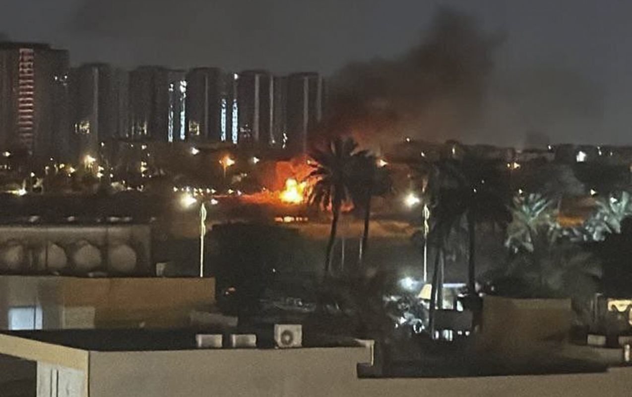 ABŞ-nin Bağdaddakı səfirliyində yanğın - Video